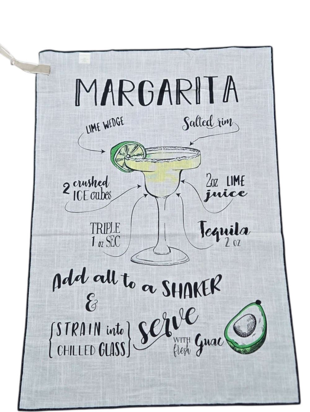 Shiraleah Margarita Cocktail Tea Towel